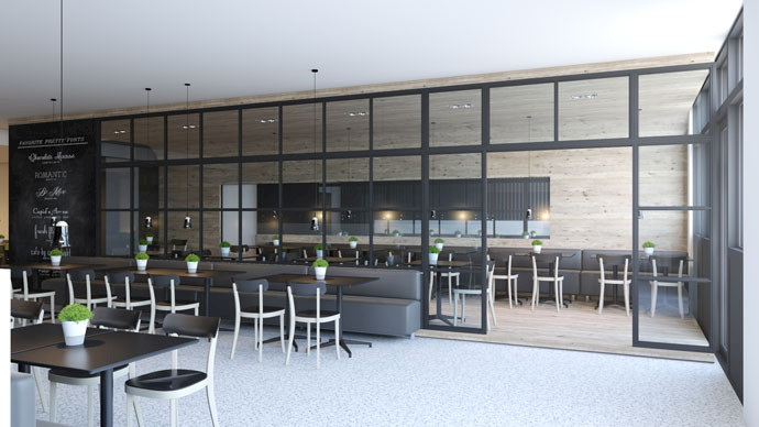 robuuste restaurantinrichting