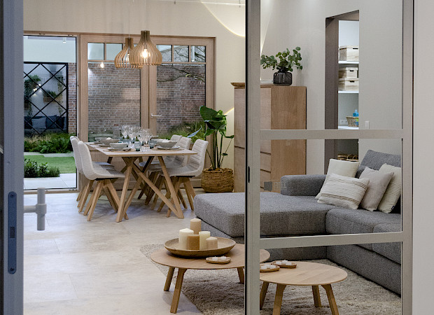 Steellook deur in grijs