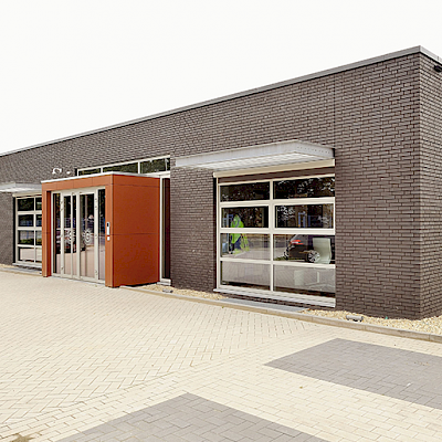 62 aluminium kozijnen inclusief screens kantoor Peter Greven