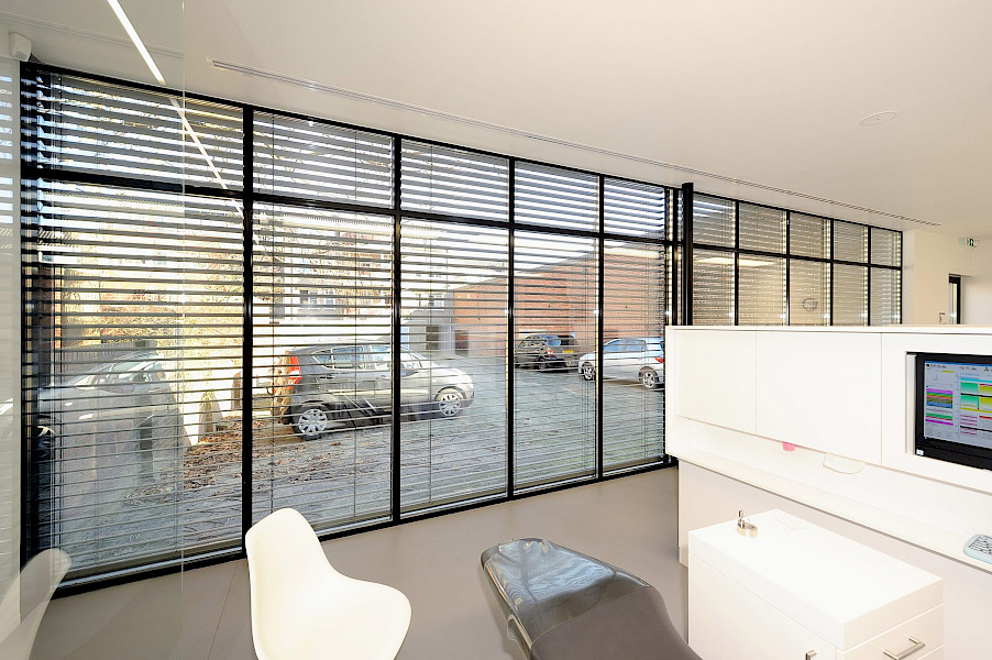 Glaswand steellook design