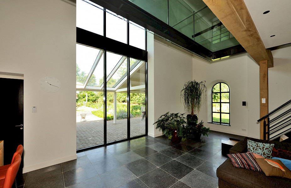 Stalen - Steel look buitenwand kozijnen