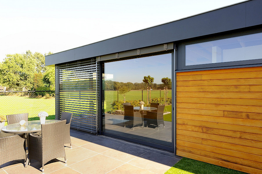 Slanke aluminium schuifpuien