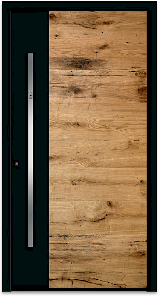 Luxe houten voordeur