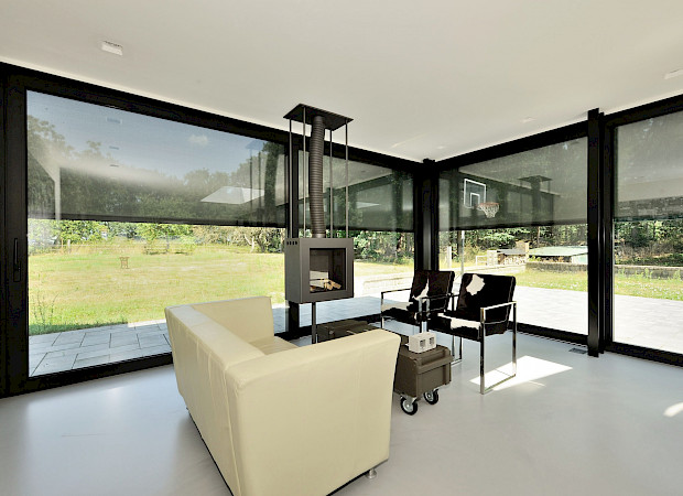 Elektrisch bedienbaar screen