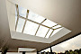 Overkapping aan huis met lichtstraat