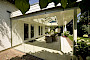 Overkapping aan huis met lichtstraat