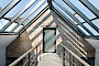 Overkapping aan huis met lichtstraat