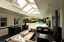 Overkapping aan huis met lichtstraat