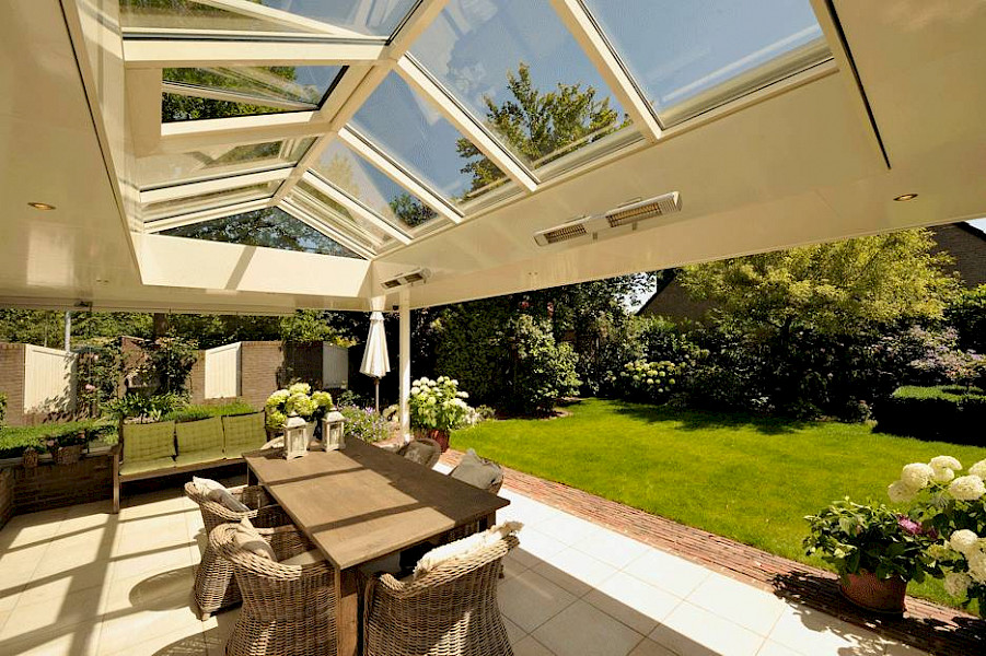 Lichtstraat voor veranda