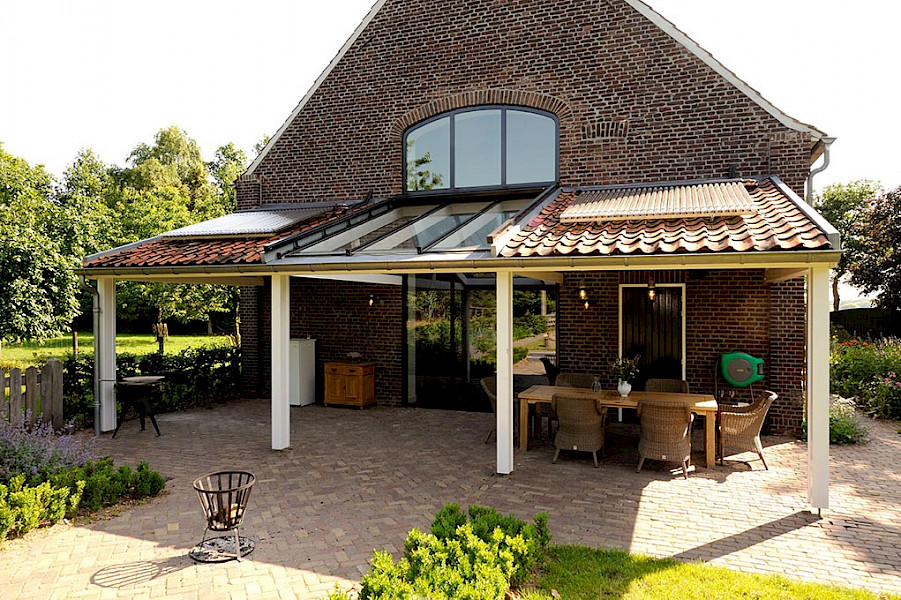 Lichtstraat voor veranda