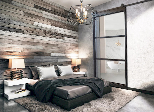 steellook deur slaapkamer aluminium zwart