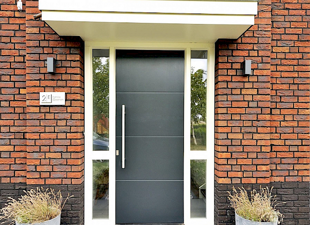 aluminium en kunststof voordeur modern limburg