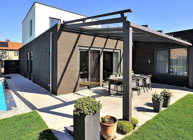 aluminium overkapping aan huis