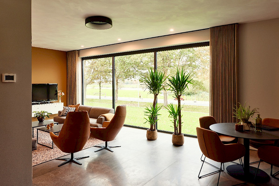 Moderne aluminium kozijnen nieuwbouwwoning Belfeld