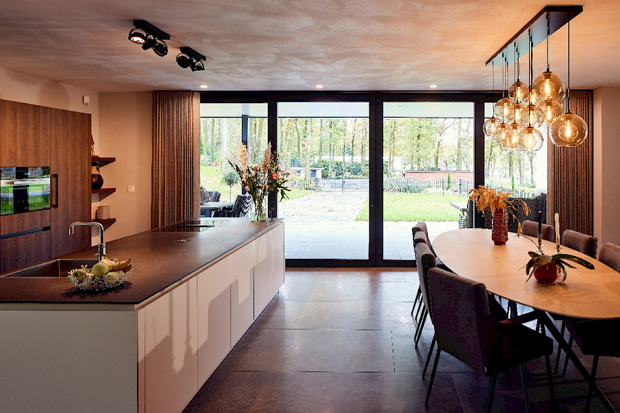 Moderne aluminium kozijnen nieuwbouwwoning Belfeld