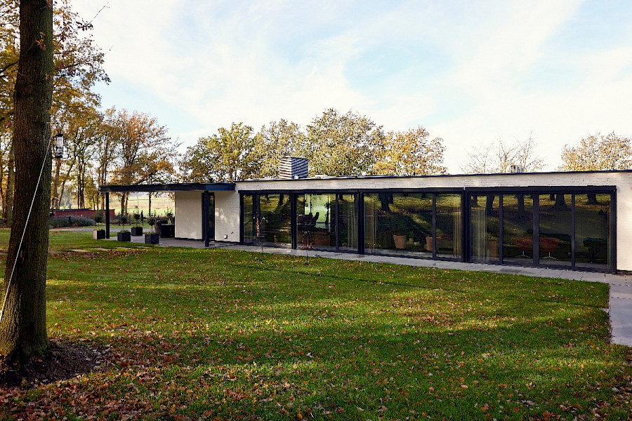 Moderne aluminium kozijnen nieuwbouwwoning Belfeld