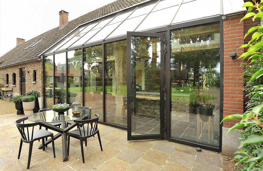 Vliesgevel langgevelboerderij Heusden