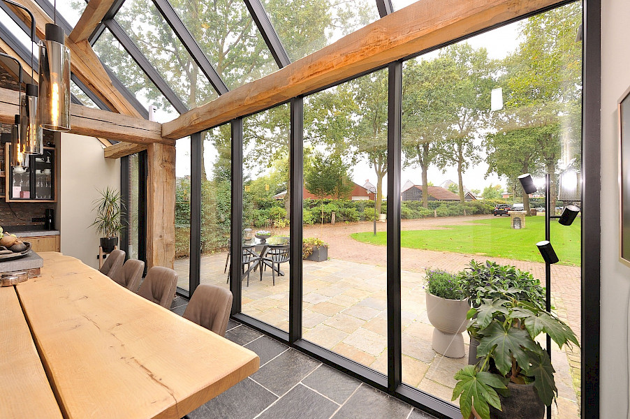 Vliesgevel langgevelboerderij Heusden