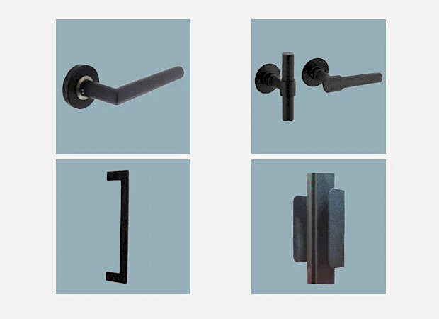 witte steellook deur binnen