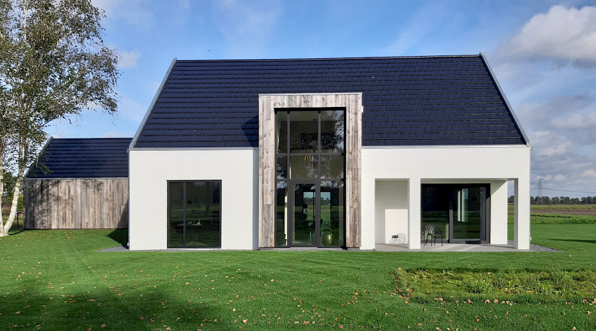 zwarte-aluminium-voordeur-modern