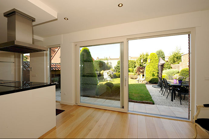 Schuifpui op maat met glas