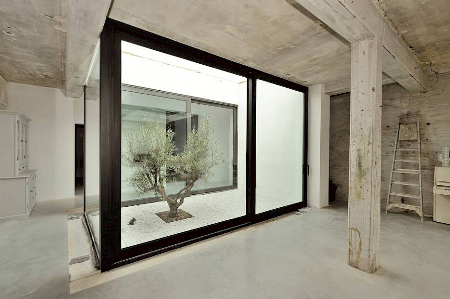 Schuifpui op maat met glas
