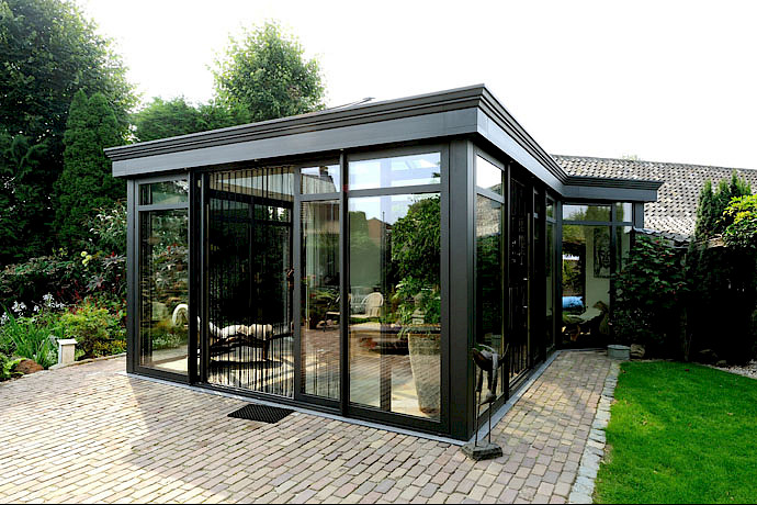 Schuifpui op maat met glas