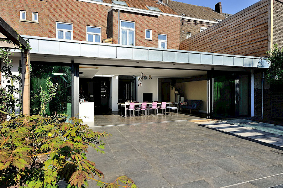 Schuifpui op maat met glas