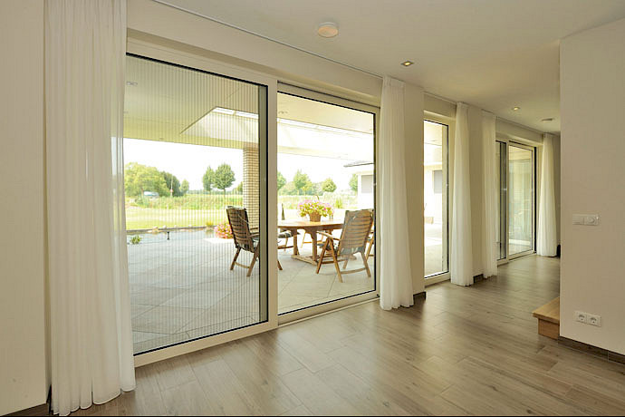 Schuifpui op maat met glas