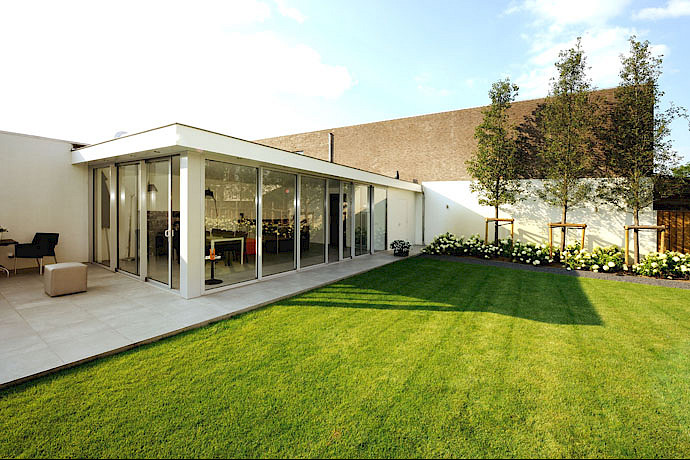 Schuifpui op maat met glas