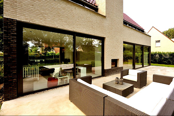 Schuifpui op maat met glas