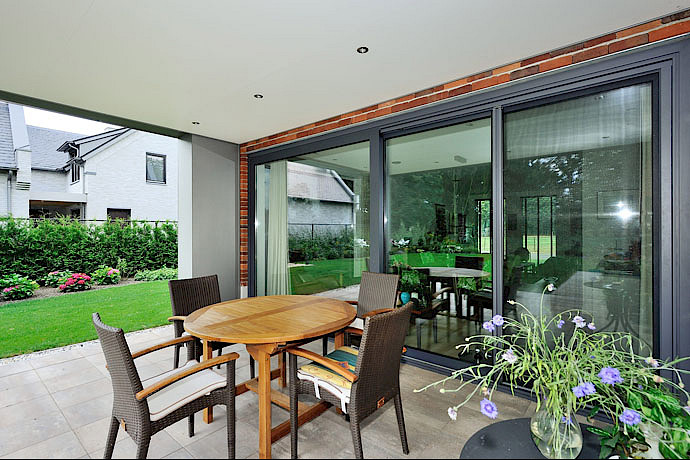Schuifpui op maat met glas