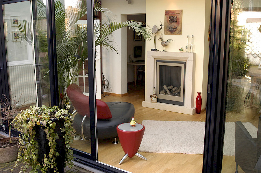 Schuifpui op maat met glas