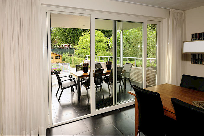 Schuifpui op maat met glas